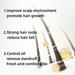 REMIMPI Anti-Hair Fall Hair Loss Treatment Shampoo Oil Control Anti dandruff Haircare Ginseng Ginger Help Hair Growth Jojoba Oat Repair Reduce Hair Loss Scalp Cleanser Conditioner 300ML—XDX